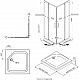 Triton Душевой уголок Каппа-Хром 90x90 с поддоном – фотография-4